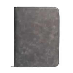Leather MacBook Sleeve - Slate