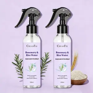 2 Bottles Natural Rosemary Rice Water Hair Spray, Rosemary Extract + Rice Water, Reduces Hair Loss, Deep Nourishment, Smooths Frizzy Hair, Thickening Boost