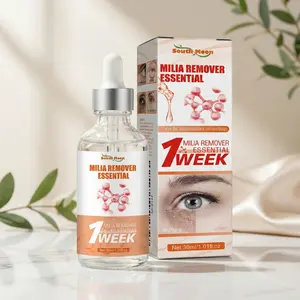 South Moon Milia Remover Essential Treatment Serum with Hyaluronic Acid & Salicylic Acid for Daily Hydration & Exfoliation 0.85 oz