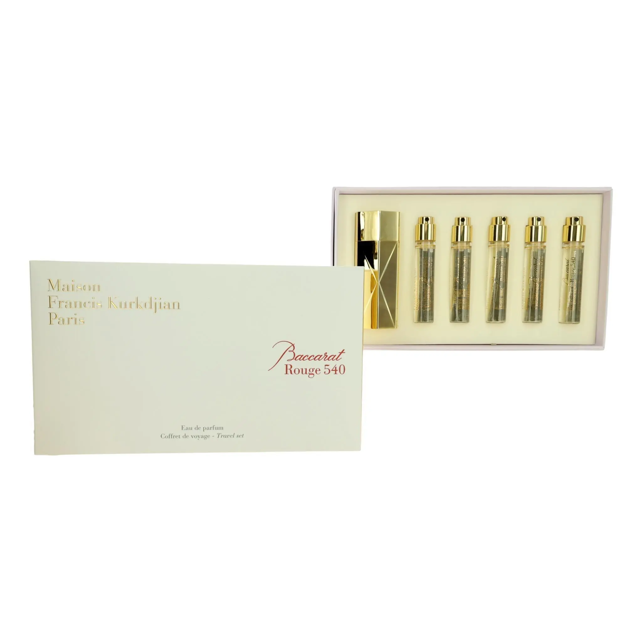 MAISON FK BACCARAT ROUGE 540 EDP Spray - 5x11ml, Dating Use, Dreamy Floral Musk, France Origin, 1pcs By Box Set (122358)
