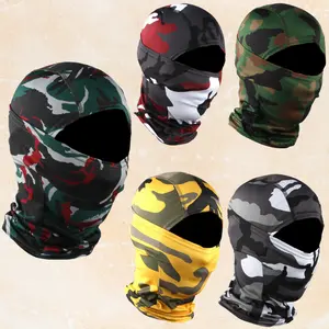 Military Style Tactical Balaclava - Single Hole Face Mask for Airsoft, Hunting, Motorcycle, Windproof & Breathable