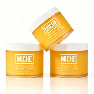 Anti-Humidity Frizz Fighting Hair Gel 8.8 oz, MICHE Firm Hold - For All Hair Types Curly, Coils and Wavy Hair