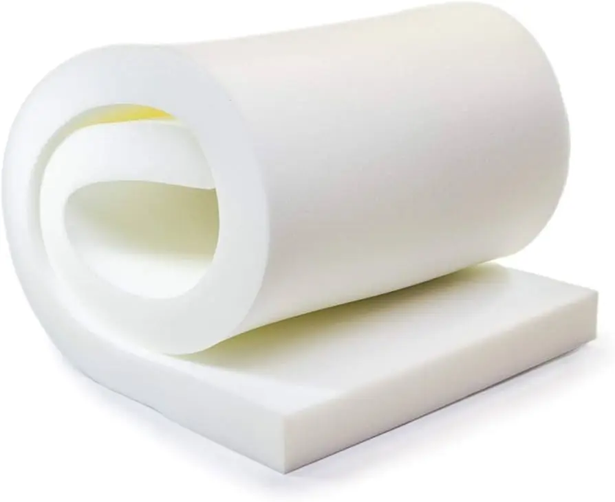 3-Piece Medium Density Seat Foam Cushion Set – 30” x 74” x 4” High-Quality Upholstery Foam Bundle
