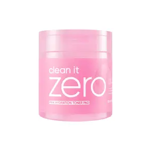 Banila Co Clean It Zero Pink Hydration Toner Pads - 70ct with Hyaluronic Acid & Niacinamide for Sensitive Skin