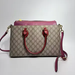 Pre-owned france Crossbody Bags Gucci Gucci monogram two tone briefcase（SZ 57334 ）