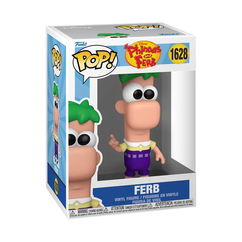 Funko Pop! Phineas and Ferb - Ferb Fletcher #1628  Collectible Pop Vinyl Figure