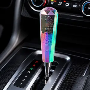 Crystal Bubble Shift Knob Universal Car Gear Shifter – Rainbow Resin Manual/Automatic Transmission Handle with Adapter Kit#CrystalShiftKnob #RainbowShiftKnob #BubbleShiftKnob #JDMStyle #CarMods #CarAccessories #GearShifter #CarTok #ModifiedCars