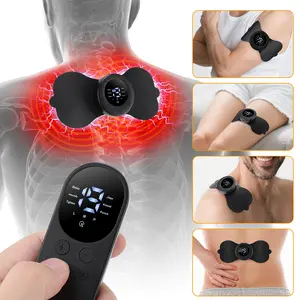 Mini Massage Patch with 3 Level Heating 6 Modes for Shoulder Neck Back Waist Leg Muscle Relaxation Menstrual Care Portable Design full body massager