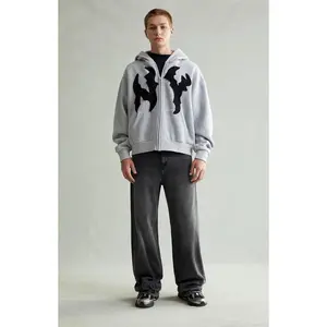 Pacsun Men's Blake Extreme Baggy Jeans Chain Gray