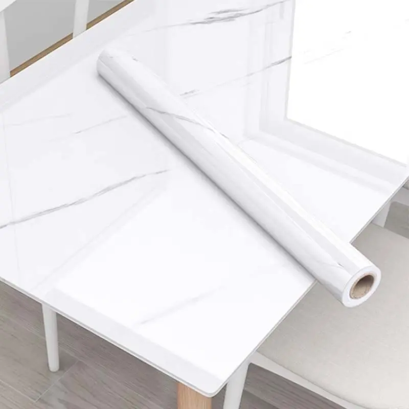 One roll [23.62 * 393.70 in ] self-adhesive kitchen marble wallpaper-oil-resistant, heat-resistant, waterproof, suitable for cabinets, stoves and countertops, easy to install