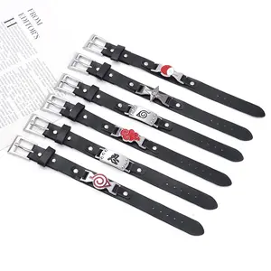 New Anime Naruto Red Cloud Sasuke Uchiha Family Bracelet Men's Gift