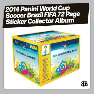 2014 Panini World Cup Soccer Brazil FIFA 72 Page Sticker Collector Album LV