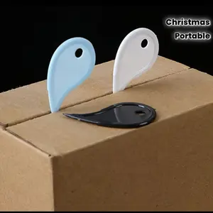 12pcs - Express Box Openers | Portable Plastic Tool for Opening Packages, Sealed Films, and Graphic Design Paper | Ideal for Christmas