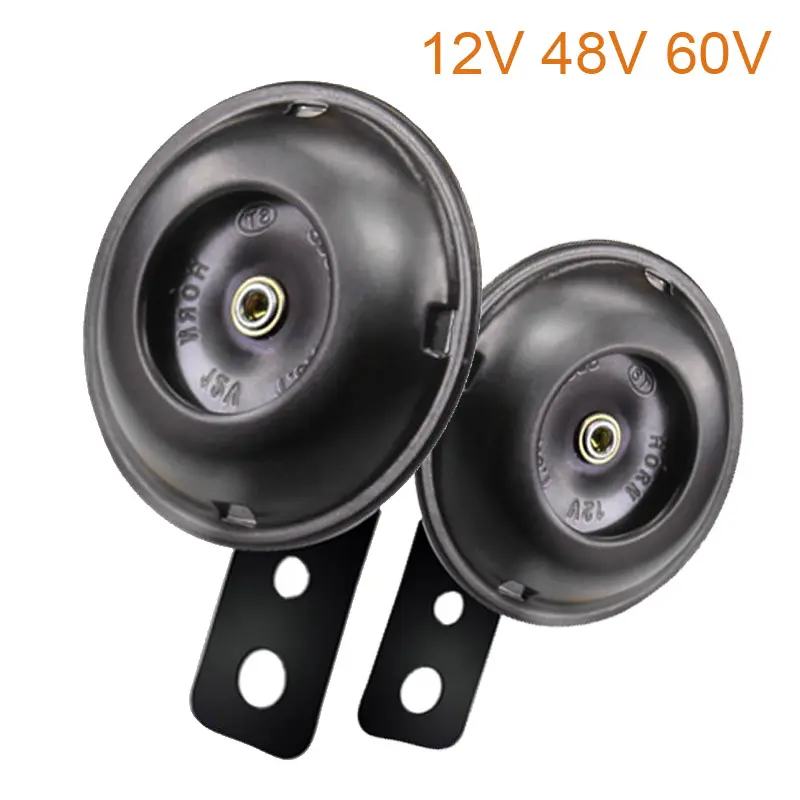 2026 Motorcycle Electric Horn Kit Universal Waterproof Round Loud Horn Speakers 12V Horn 1.5A 105db Signal for Motorcycle Accessories 2026 For your cars New for your car décor