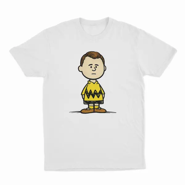 Women's Breathable Soft Cotton Short-Sleeve T-Shirt - Unisex Charlie Brown Peanuts Character Graphic Summer Top
