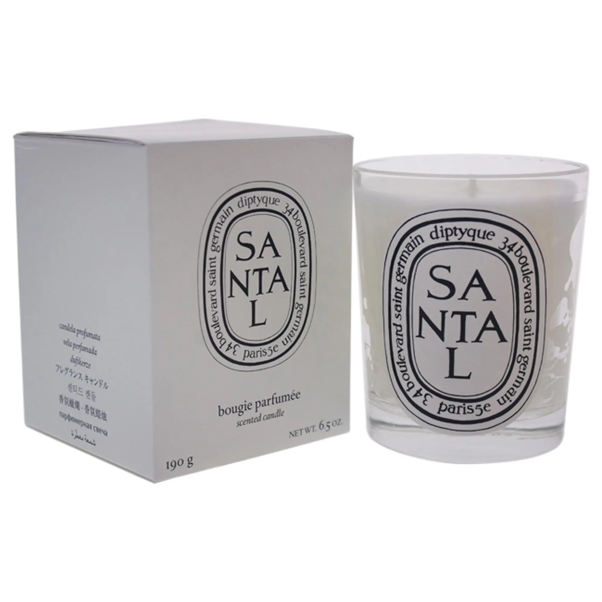 Unisex Santal Scented Candle - Diptyque Fragrance Candle, 6.5oz, Ideal Gift for Beauty & Personal Care Enthusiasts