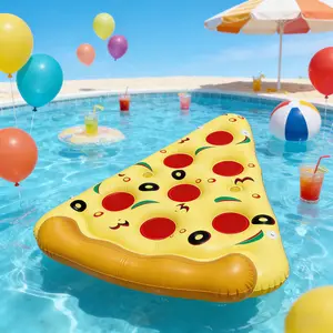 Fun Pizza Floaties, Perfect for Summer Fun & Pool Parties, Unique Design, Essential for Beach Days & Water Activities