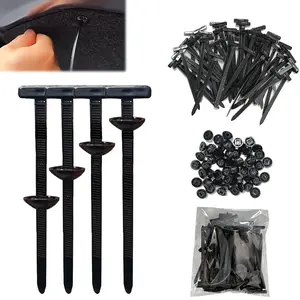 100pcs Nylon Universal Cable Tie Buckle, 2025 Premium Heavy DutySelf-Locking Nylon Zip Ties Holder, Multipurpose PlasticCable Ties Tool for Car  Repair -40°C-130°C Extreme Proof FathersDayGift daily bundle