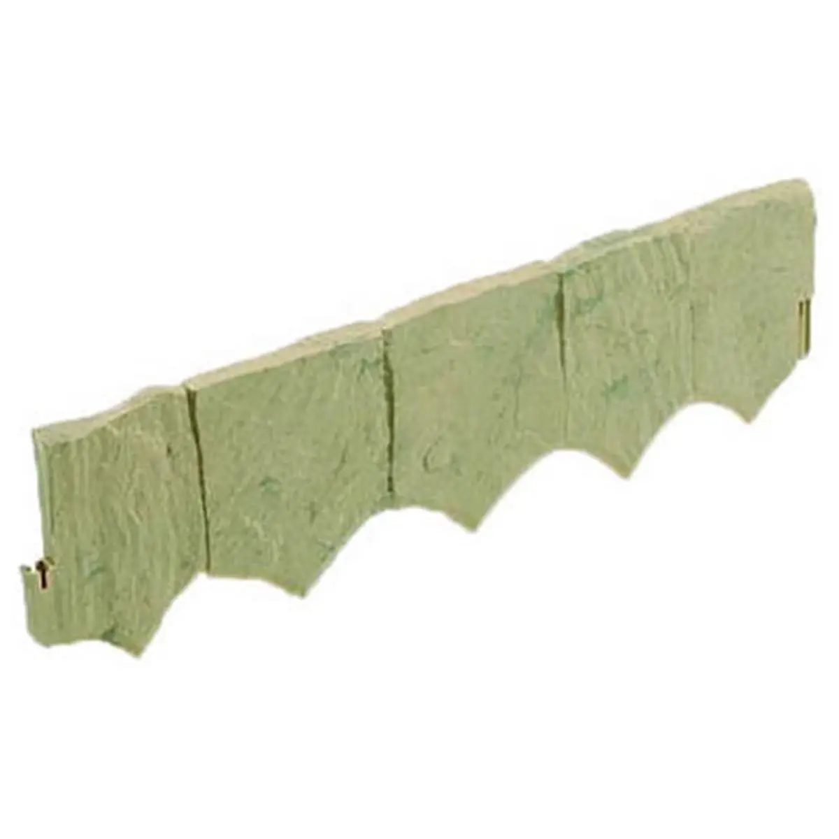 Suncast FSE10LT 10 ft. Tan Flagstone Outdoor Edging, Easy Install, 5 Sections, Five Sections