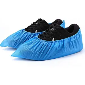 [New Deal] 100 Pack(50 pairs) Shoe Covers Disposable Non Slip  15.7'' Hygienic Waterproof Foot Booties Covers Recyclable Shoe Booties Covers for Indoors, Fits Up to US Men's 11 & US Women's 13
