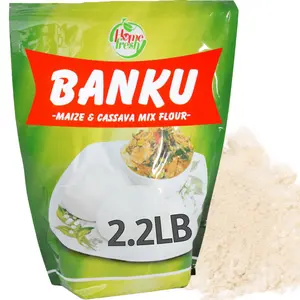 African Delights Home Fresh Banku Maize & Cassava Mix Flour, 1kg