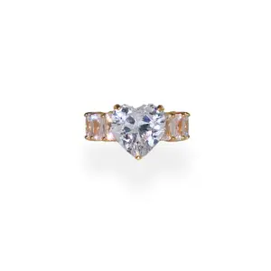 Heart on Ice Ring