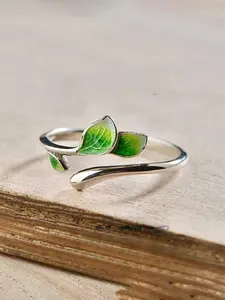 1 PC Glamorous Vintage Spoon Ring For Women For Wedding Engagement Anniversary Party Jewelry Valentine's Day Gift