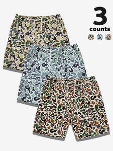 men's camo print shorts, regular fit casual street shorts for summer, men's bottoms for daily wear, men's shorts, menswear, shorts for men, relaxed fit shorts