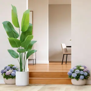 Bird Of Paradise Simulation Plant 5.3 Feet Simulation Tropical Palm Tree 60 Inches High Indoor And Outdoor Simulation Plant Home Decoration, Easy To Install Creative Gifts, Suitable For Mother's Day Gifts.