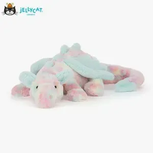 Own the Rare 50cm Jellycat Lazulia Dragon Large Plush Doll with Tags & Dust Bag.