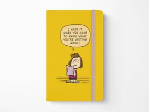 Moleskine Peanuts Limited Edition Notebook - Yellow Peppermint Patty