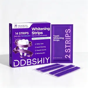 Oral Care Cleansing Stickers (14 Pairs, 28 Count) - Mild Daily Use, Mint Scent for Clean Teeth, Fresh Breath & Teeth Whitening