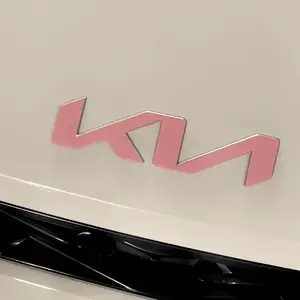 K5 Emblem Overlay Set- Waterproof Vinyl - Light Pink - Car Stickers