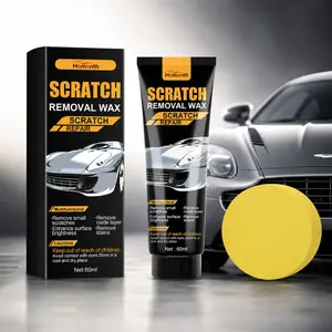 Scratch Removal Repair Wax Car Scratch Repair Wax for Minor Paint Scratches Removes Oxidation Stubborn Stains Restores Dull Car Shine High Gloss Finish Easy DIY Car Detailing