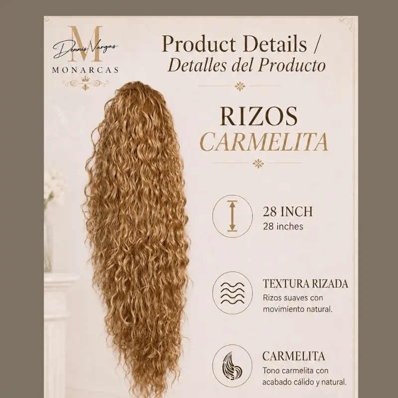 Curly Ponytail Carmelita’s