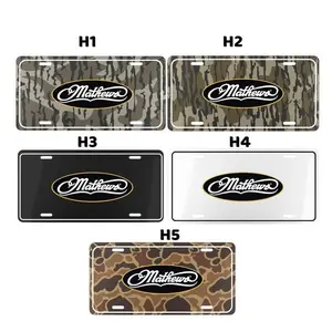 [SALE 50%] Cotton Camo License Plate Collection bubba truck truck license plate Car Accessory 12 x 6 100 Alumin