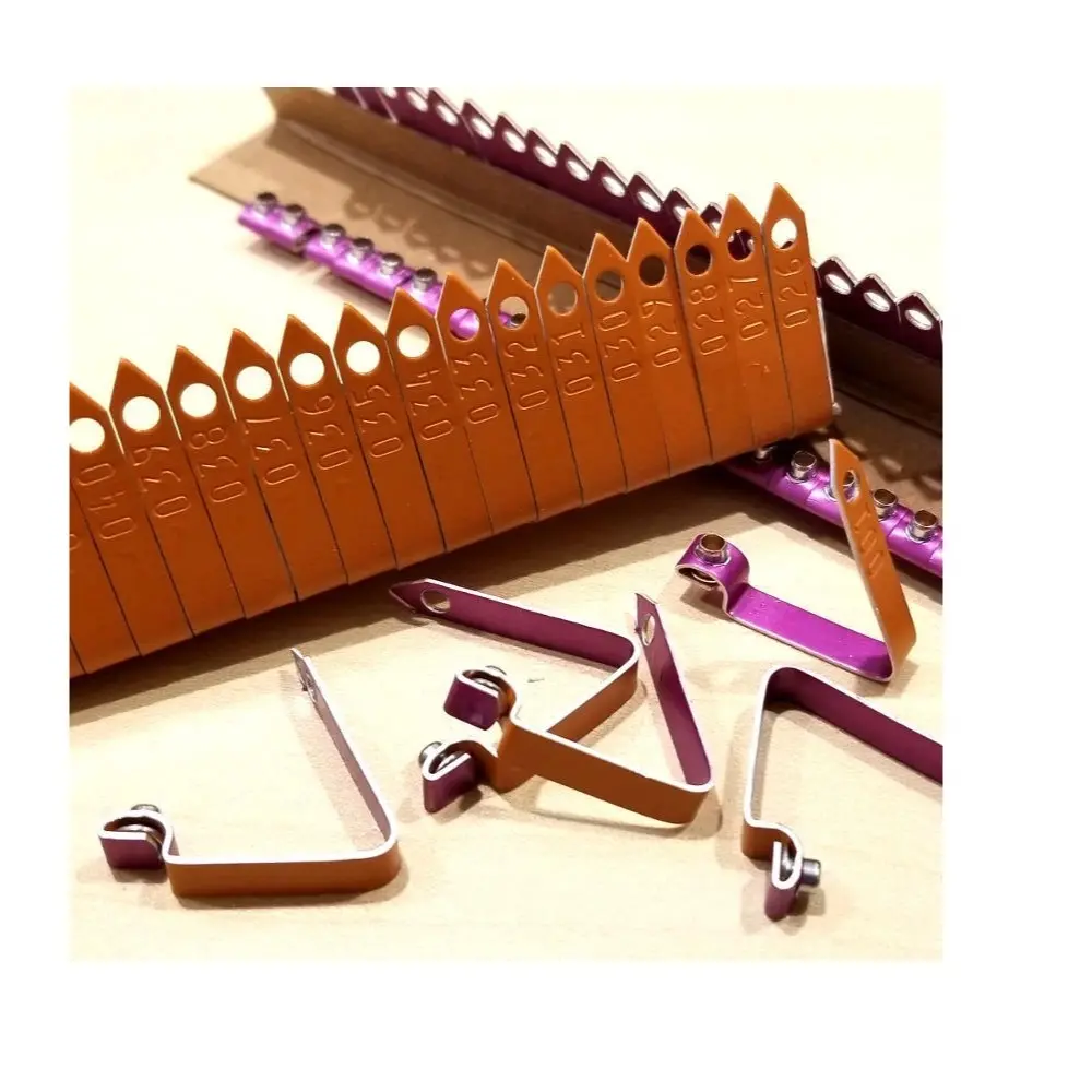 Orange Zip Wing Bands 100pcs Chicken Poultry Bird Numbered Wing Identification ID Tags for Efficient Bird Management