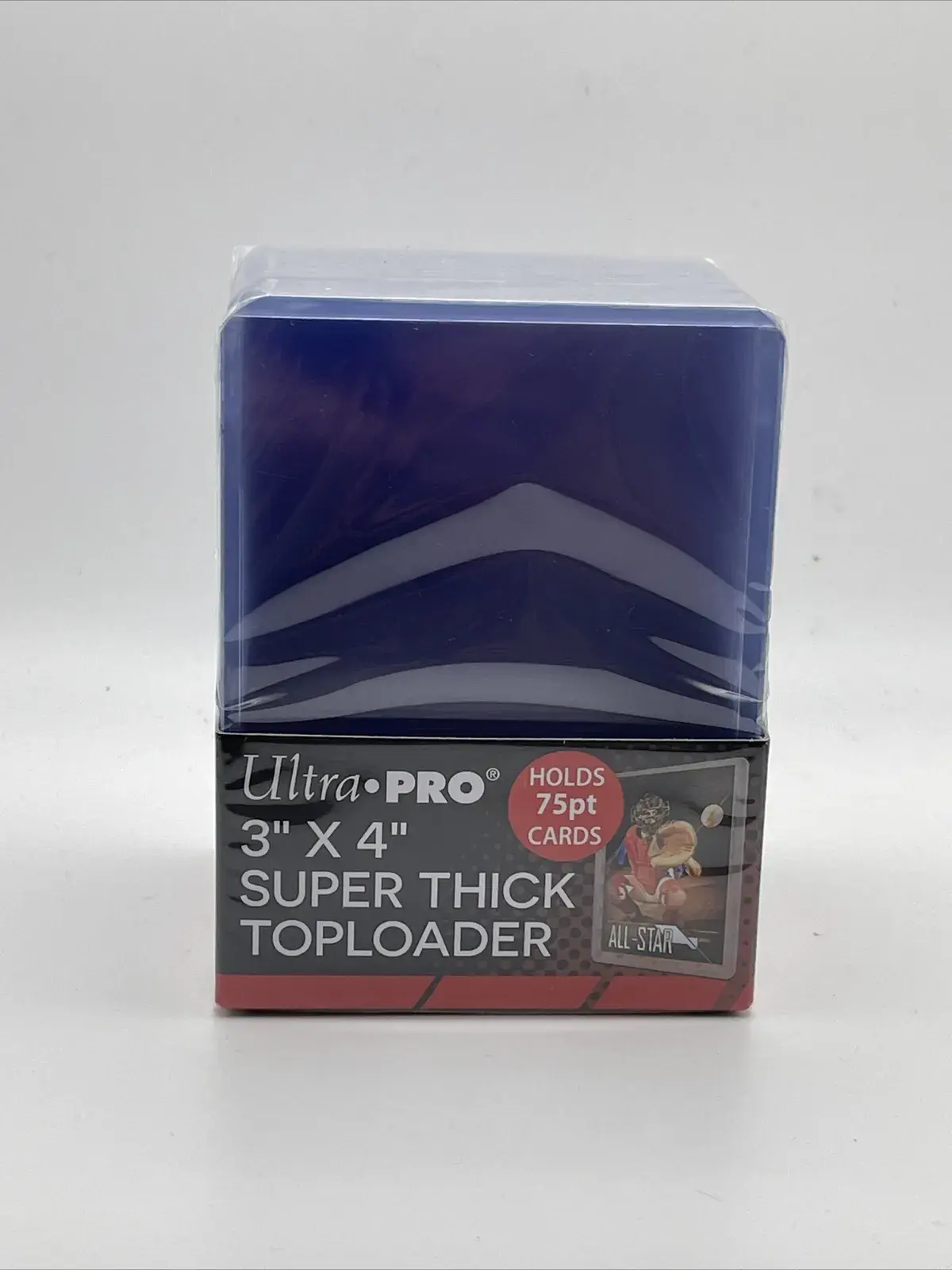 Ultra Pro 3"x 4" 75pt Toploader (25 Pack) for thicker cards Ultra Pro 3"x 4" 75pt Toploader (25 Pack) for thicker cards