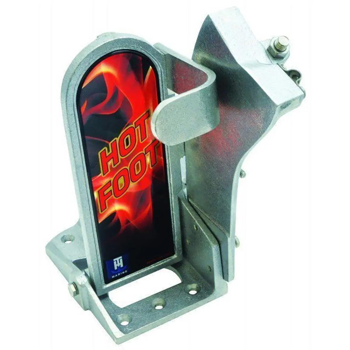 T-H Marine Supplies HF-1CT-DP Hot Foot Pro Top-Load Foot Throttle, Stainless Steel & Aluminum Construction, Non-Stick Bushings, Optimax Compatible, 4.8 lbs, Improved Safety & Throttle Control, More Leg Room, Easy Install for Chrysler, Yamaha, Easy To Inst