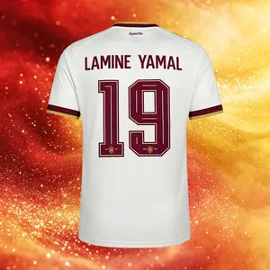 2026 Spain Away White 19# Lamine Yamal And 20# Pedri Short Long Sleeves Soccer Jerseys