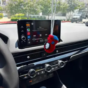 Crochet Spider Man Car Ornament, Handmade Spider Man Design for Car Decoration, Gift for Him