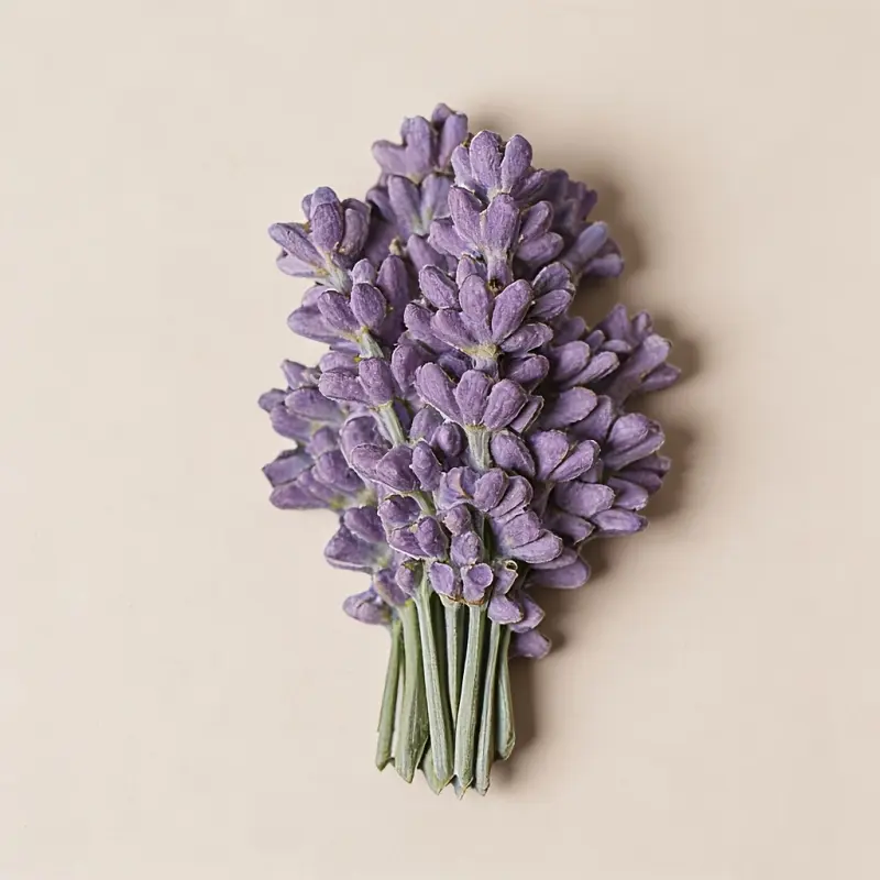 Lavender silicone mold jewelry casting tool suitable for home decoration, accessories, brooches, handmade soap dropper cups, wax product accessories suitable for spring, Valentine's Day, Father's Day, Mother's Day, Thanksgiving, birthday gift DIY mold