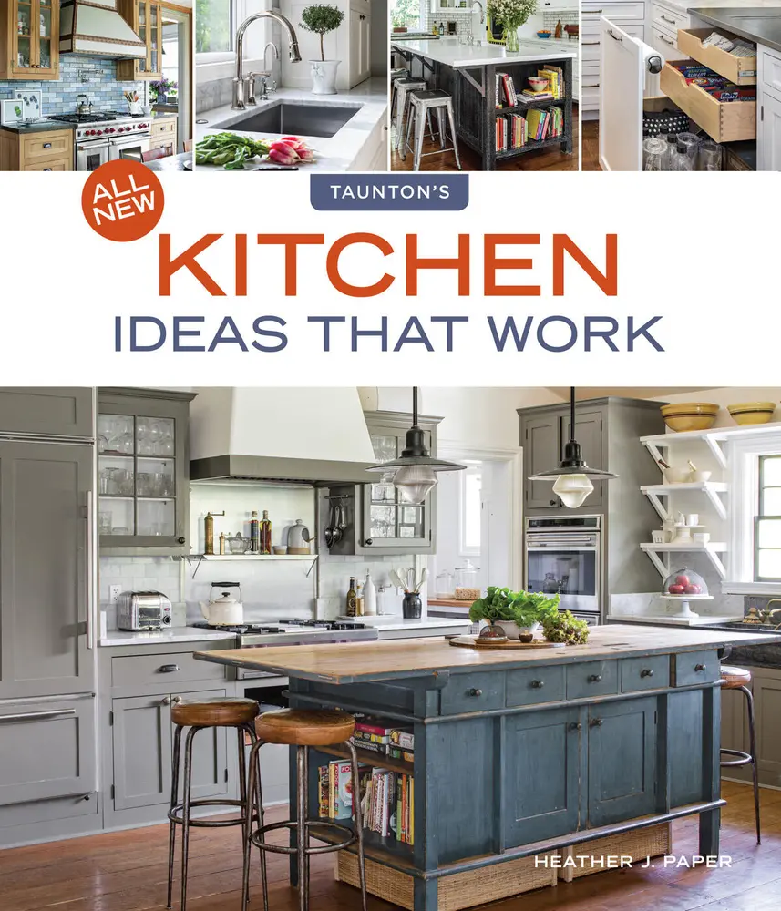 USED Soft Cover Book - All New Kitchen Ideas That Work: Cooking, Kitchen Renovation & Full-Scale Remodel Solutions for Planning, Optimizing Style & Workflow by Heather J. Paper (English), High-Tech & Accessibility