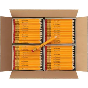 Mini Golf Pencils With Erasers - 384 Count - Classic Pre-Sharpened #2 HB  Pew Pencils Standard Hex Shaped Bulk Pack
