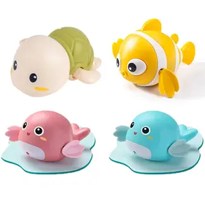 2 Pack Swimming Baby Bath Toys, Water Pool Floating Wind Up Toys