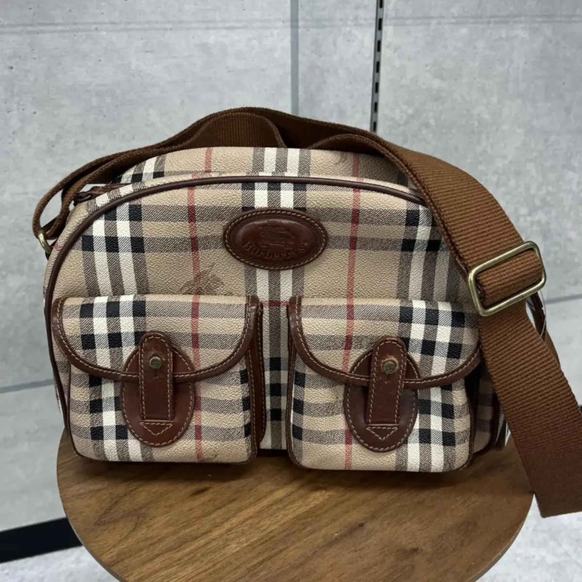 Pre-owned BURBERRY As Shown Shoulder Bags Burberrys Vintage Shoulder Bag 603332