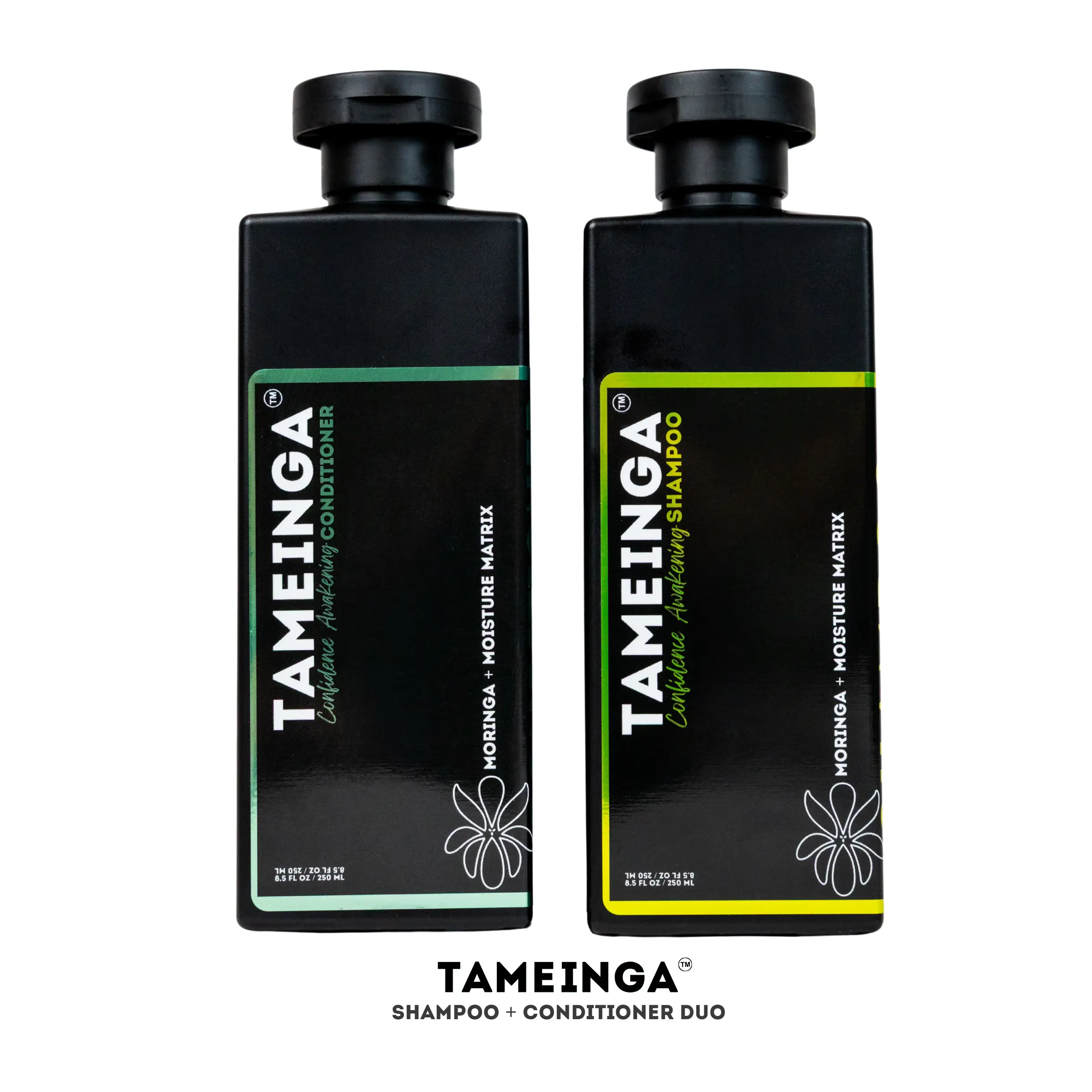 TAMEINGA Moringa Shampoo + Conditioner Duo | Salon-Quality Hydration | Color Safe for Dry, Damaged Hair