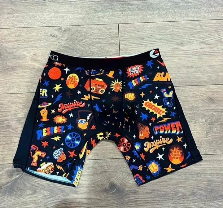 Men’s Black Style Boxer Briefs Large Only