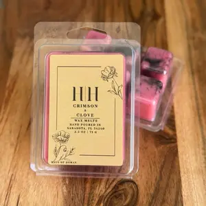 H|H Crimson Clove 2.5oz 71g Scented Wax Cubes for Home Fragrance Hand Poured in Sarasota,FL