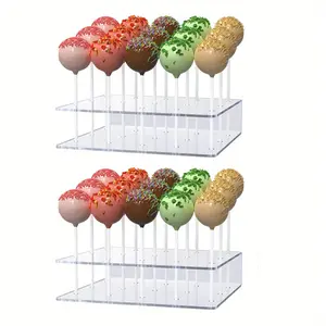 Acrylic Cake Display Stand, 15 Hole Cake Display Stand, Cake Decoration Supplies for Party & Event, Party Decoration Supplies, Ornaments
